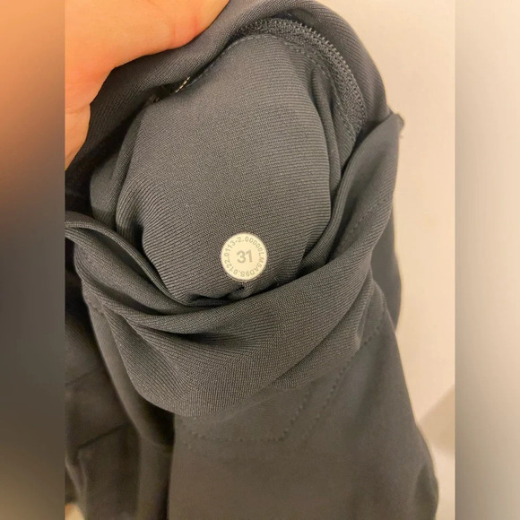 Lululemon Pant Slim Warpstreme Pant Dark Gray Size 31 - Picture 4 of 5